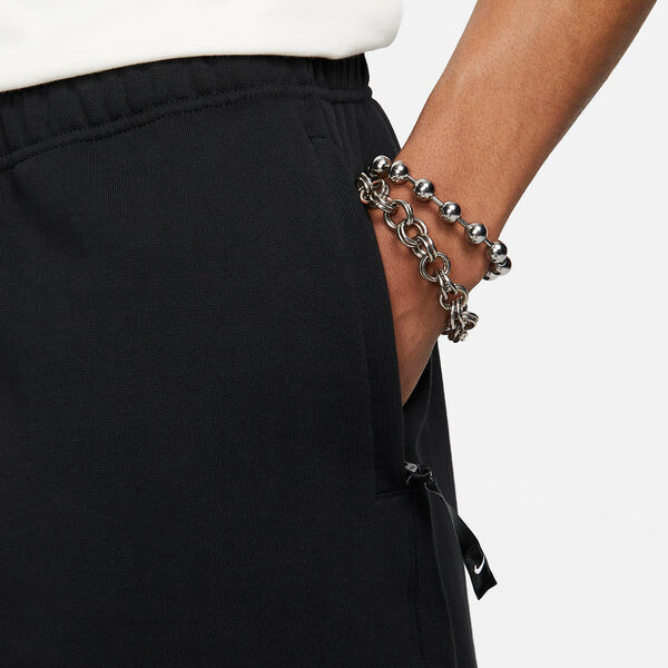 Шорты solo swoosh french terry shorts 'black' Nike, черный — фото 4