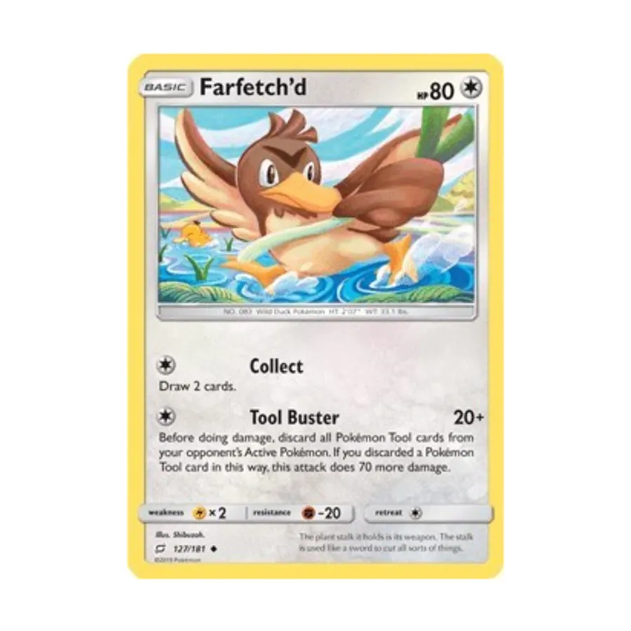 

CCG Фарфетчд (U) #127, Pokemon - SM - Team Up - Singles