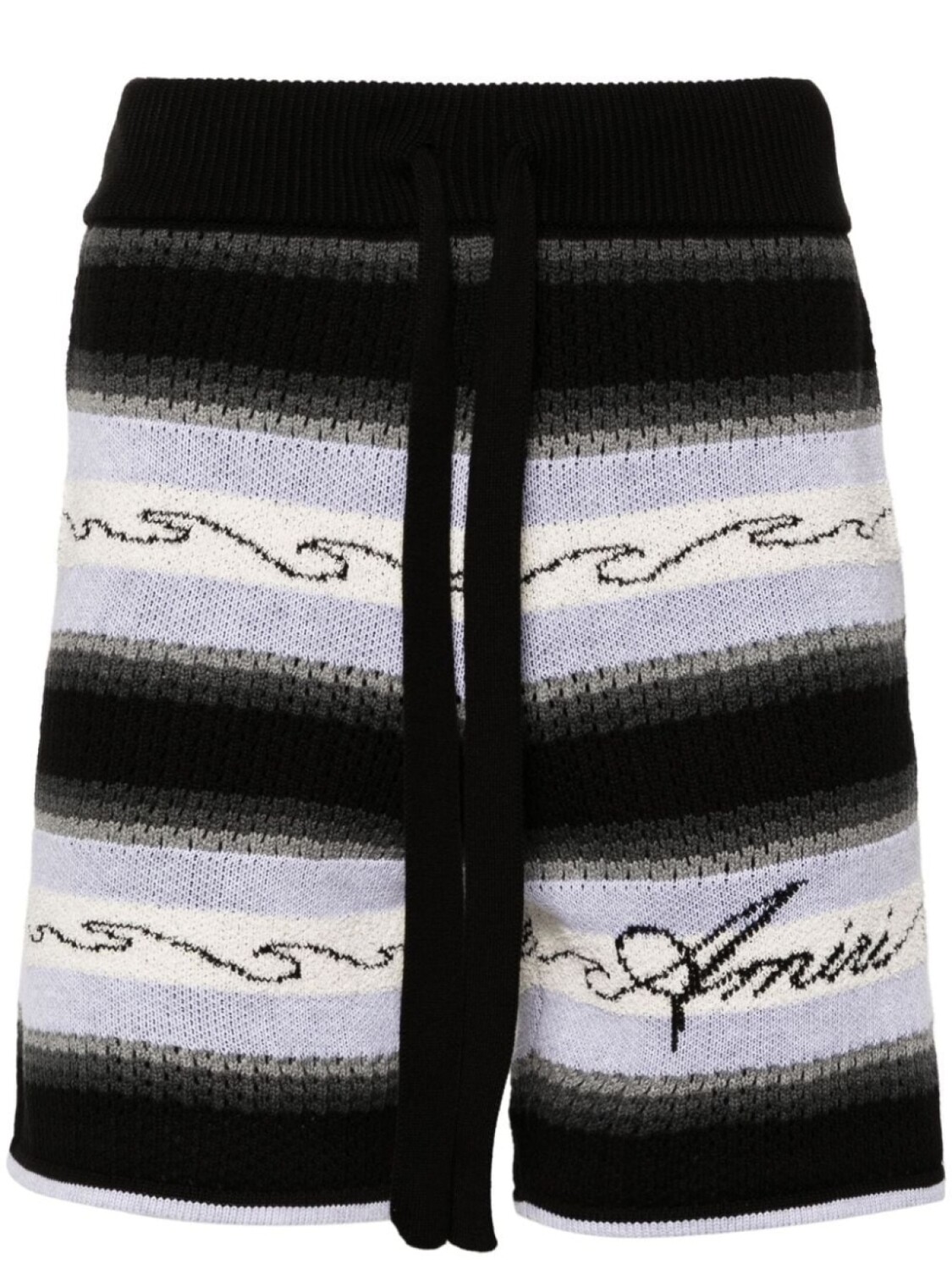 

AMIRI трикотажные шорты Wave Baja, черный