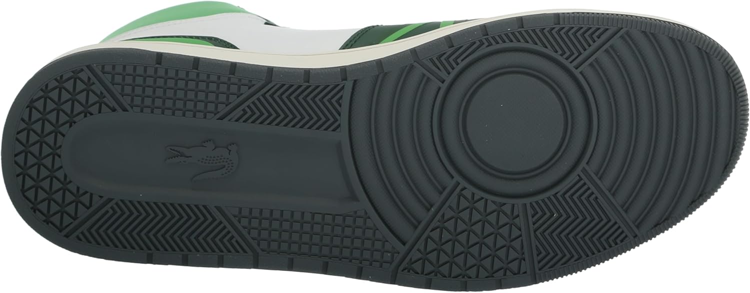 Мужские кроссовки Lacoste L001 Mid, белый/зеленый — фото 4