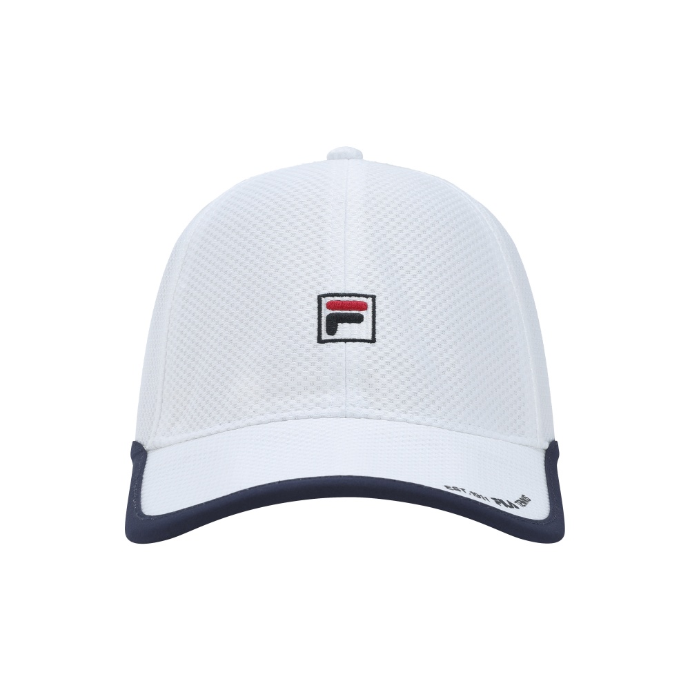 

FILA Бейсболка женская из полиэстера белая, Standard White
