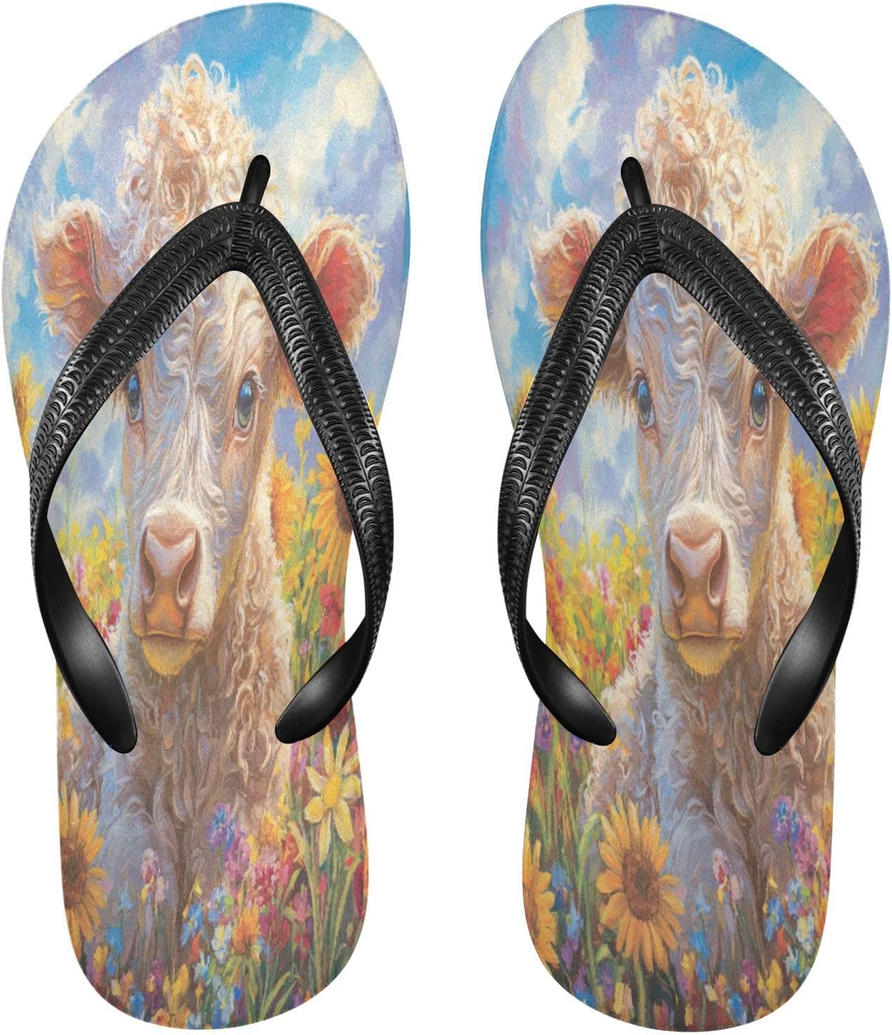 

Желтые шлепанцы с рисунком подсолнухов для пляжа, душа, резинескользящие летние тапочки для мужчин, обувь для ходьбы Sinestour