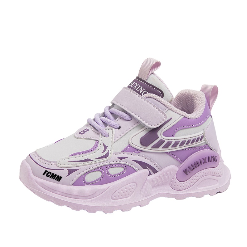 

Нескользящие, легкие, амортизирующие, низкие повседневные кроссовки для детей FCMM, фиолетовый