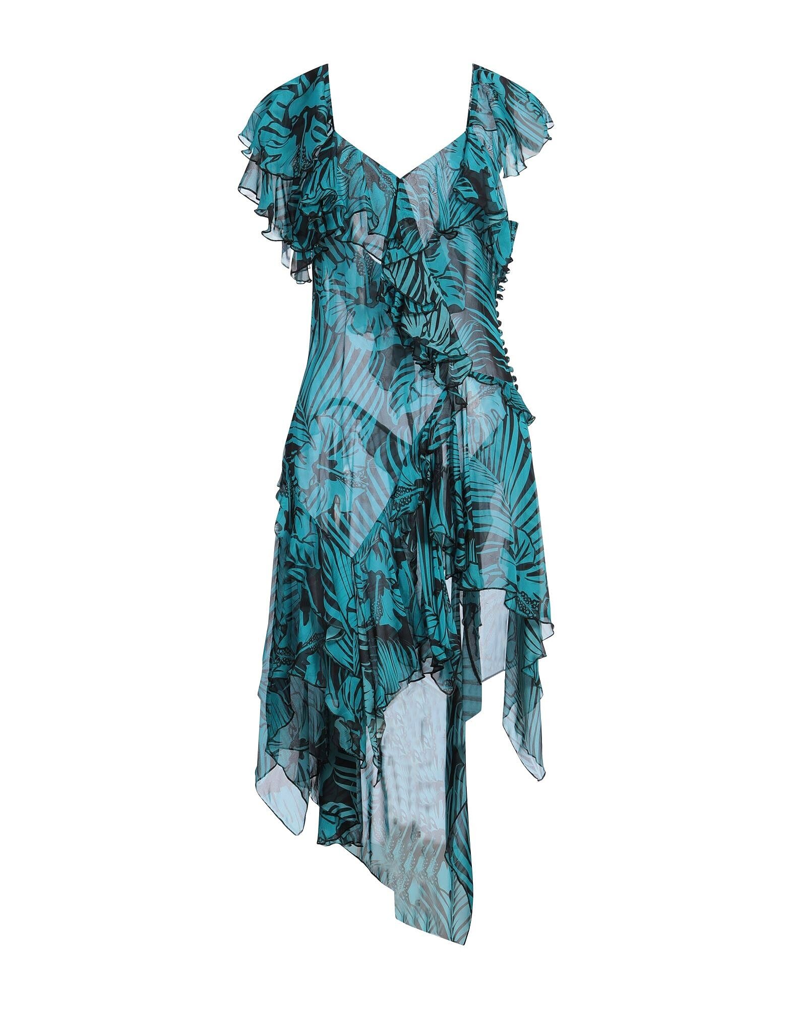 

Мини-платье Alexandre Vauthier, глубокий бирюзовый