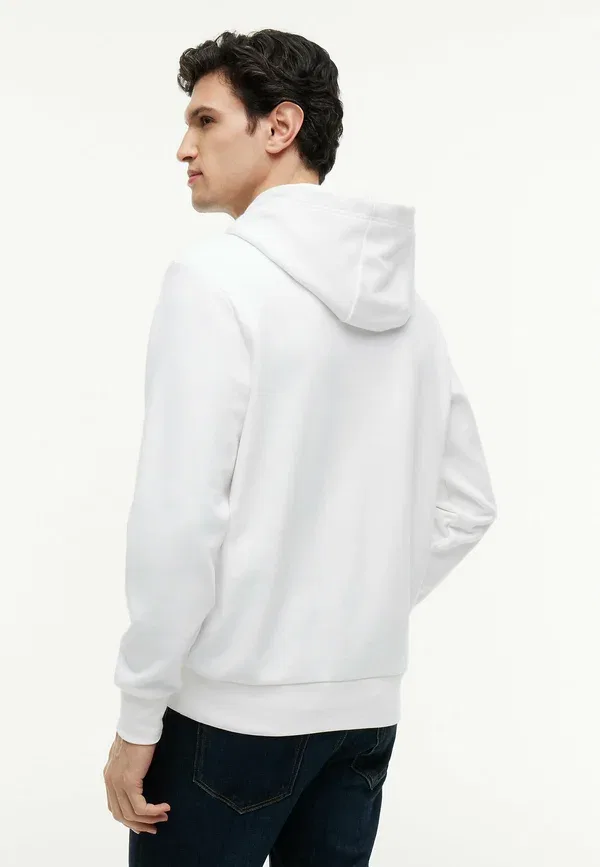 Толстовка с капюшоном Tommy Hilfiger Script Flag Hoodie Brand Love Hoodie, белый — фото 3