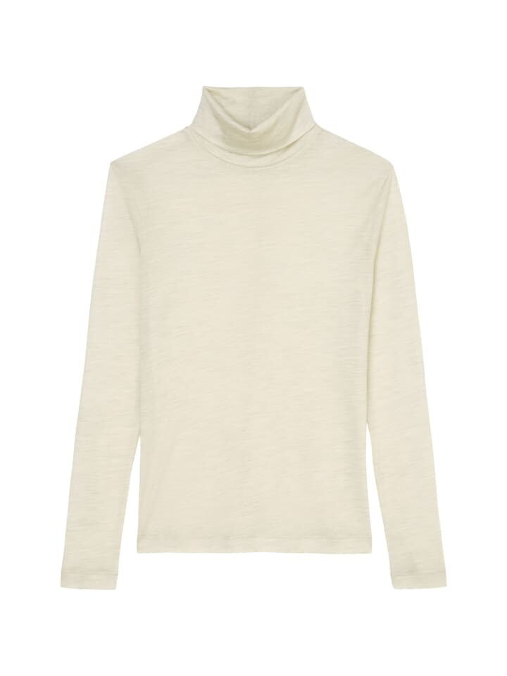 

Футболка Marc O'Polo Rollkragen Longsleeve slim, цвет light granite melange