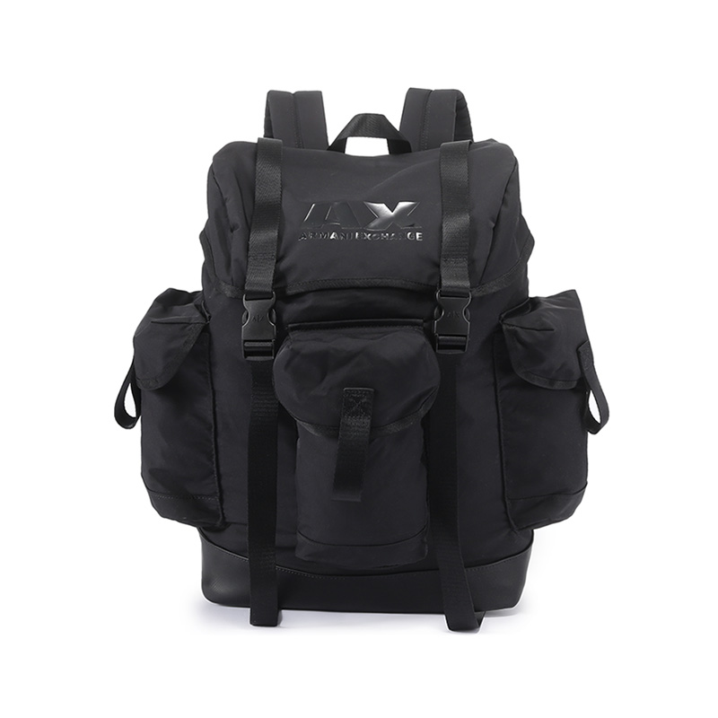 

ARMANI EXCHANGE Полиэстеровый рюкзак мужской черный AE, Black