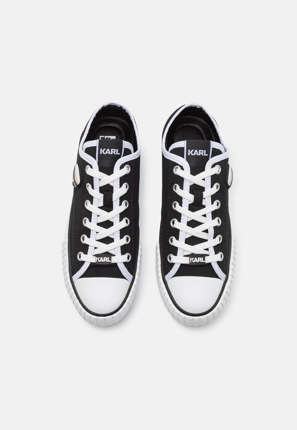 Кроссовки Kampus Max Patch Lace KARL LAGERFELD, черные
