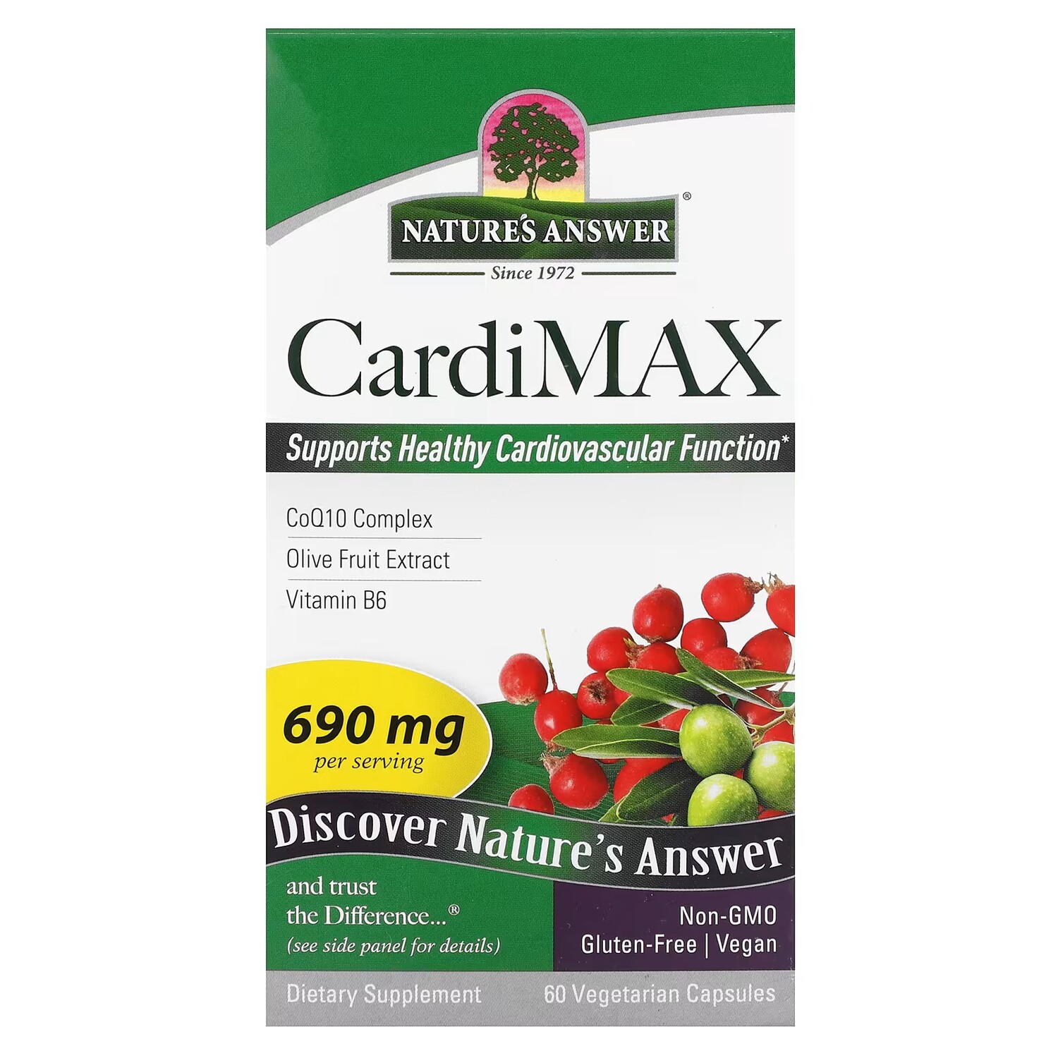 

Добавка Nature's Answer CardiMax, 60 капсул