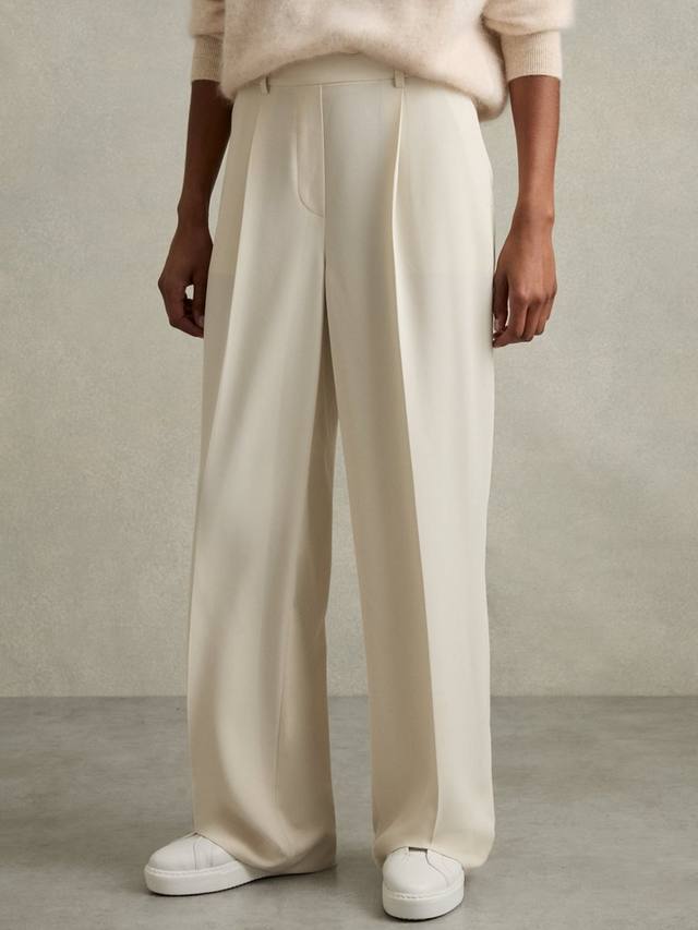 

Брюки из крепа petite eden Reiss, кремовый