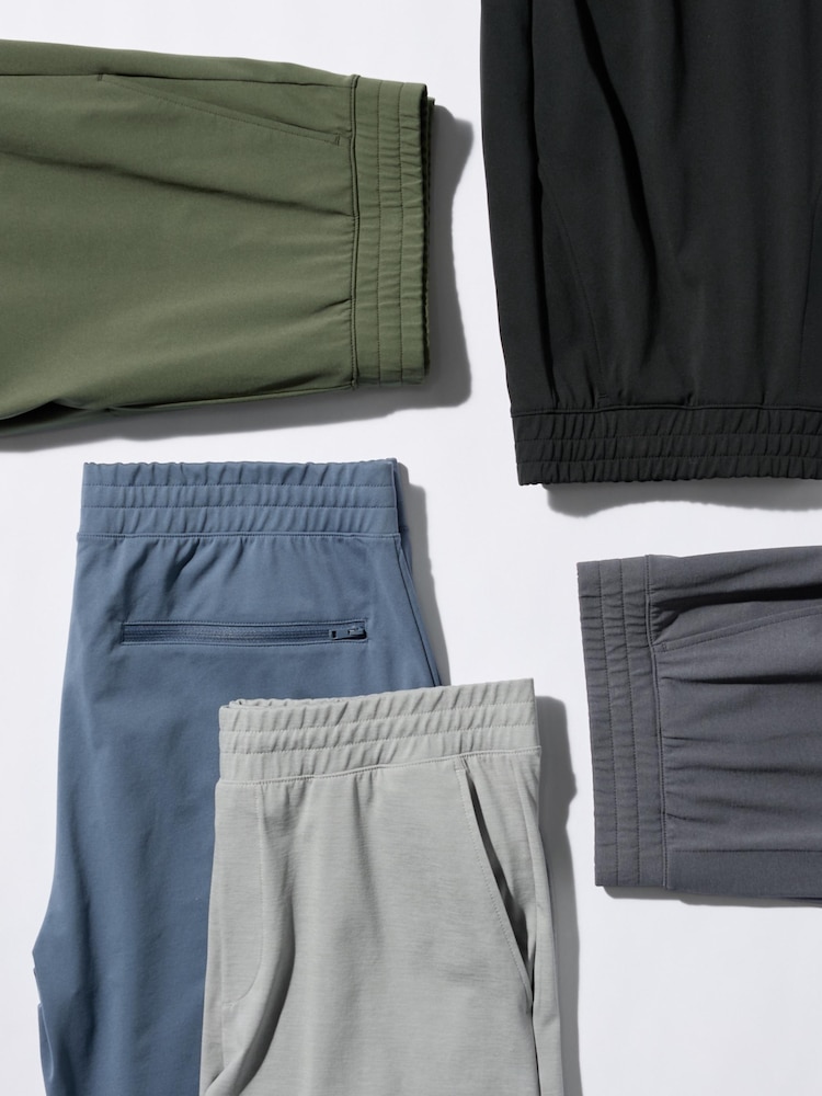 Ультраэластичные спортивные брюки Dry-Ex длинные Uniqlo, цвет 08 серый — фото 2