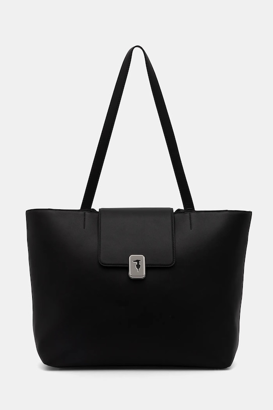 

Кожаная сумка Trussardi, черный