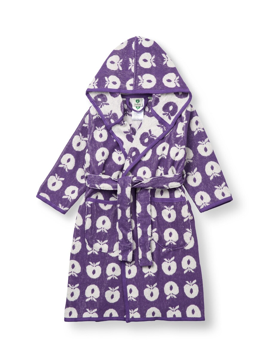 

Халат Småfolk Bathrobe Apfel, фиолетовый