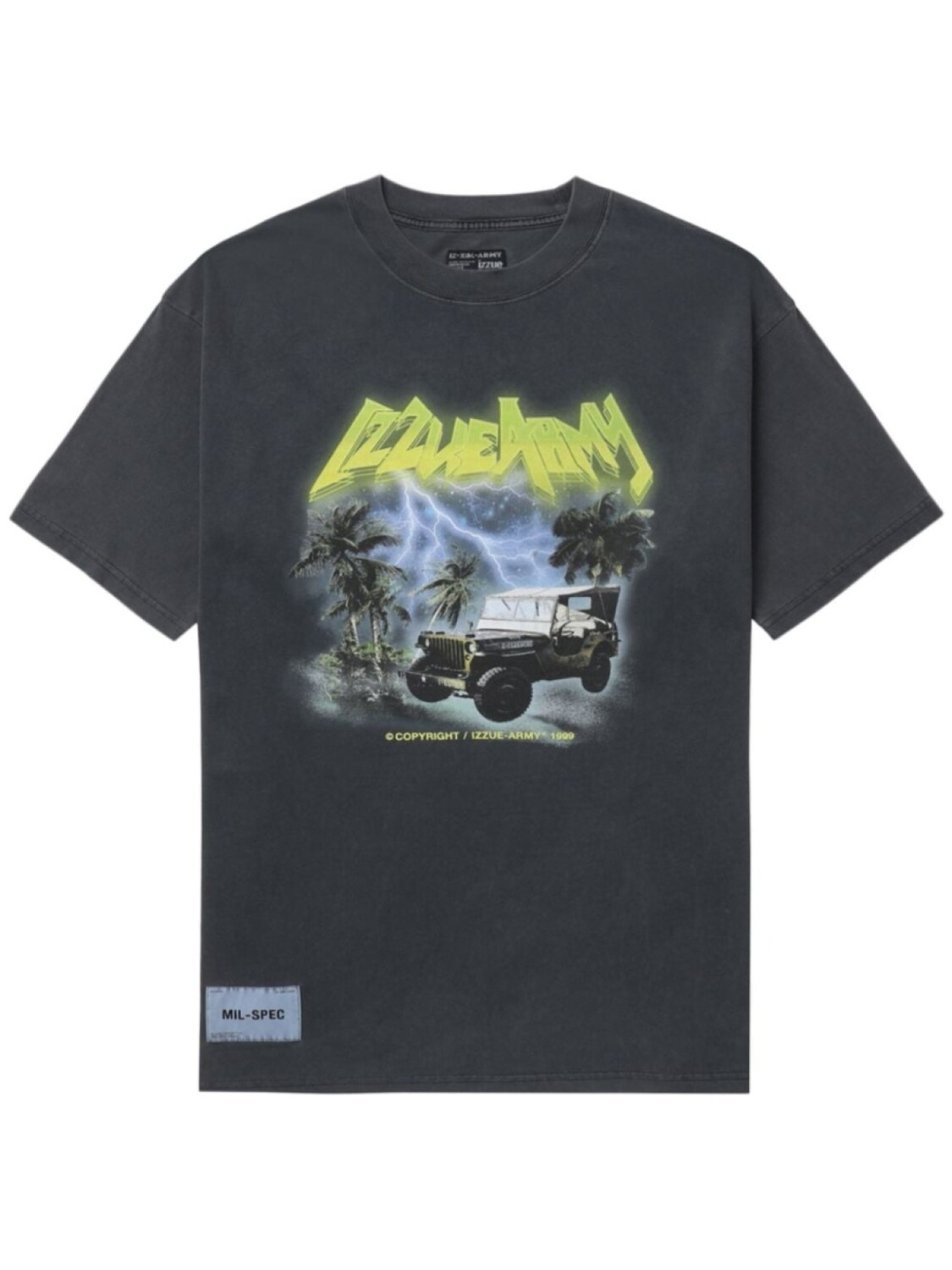 

Футболка с графичным принтом izzue, черный