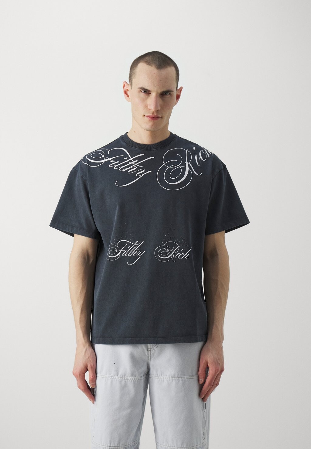 

Футболка с принтом FILTHY RICH UNISEX AVAVAV, цвет black