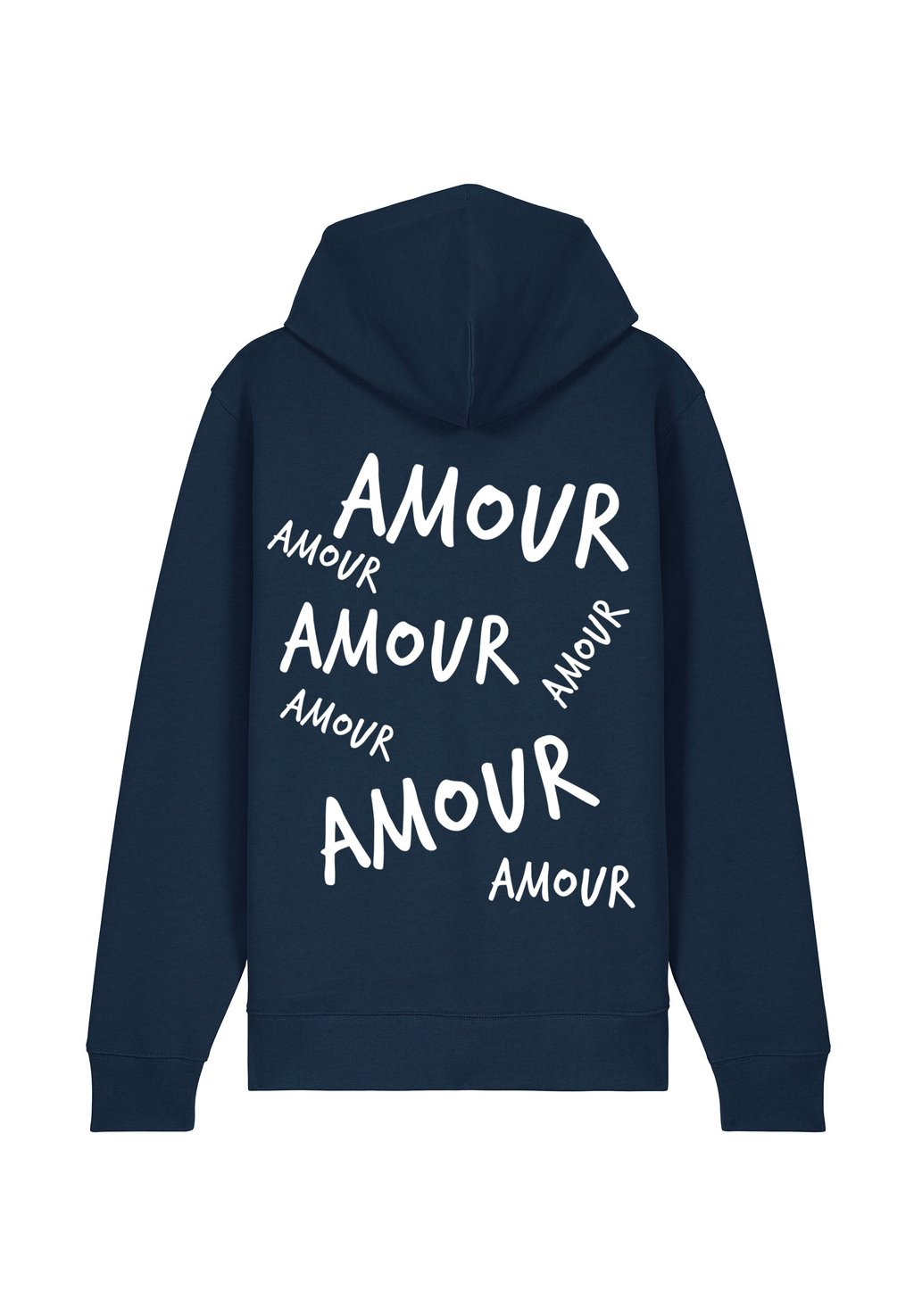 

Толстовка на молнии AMOUR3 BACK PRINT Mira Paris, темно-синий