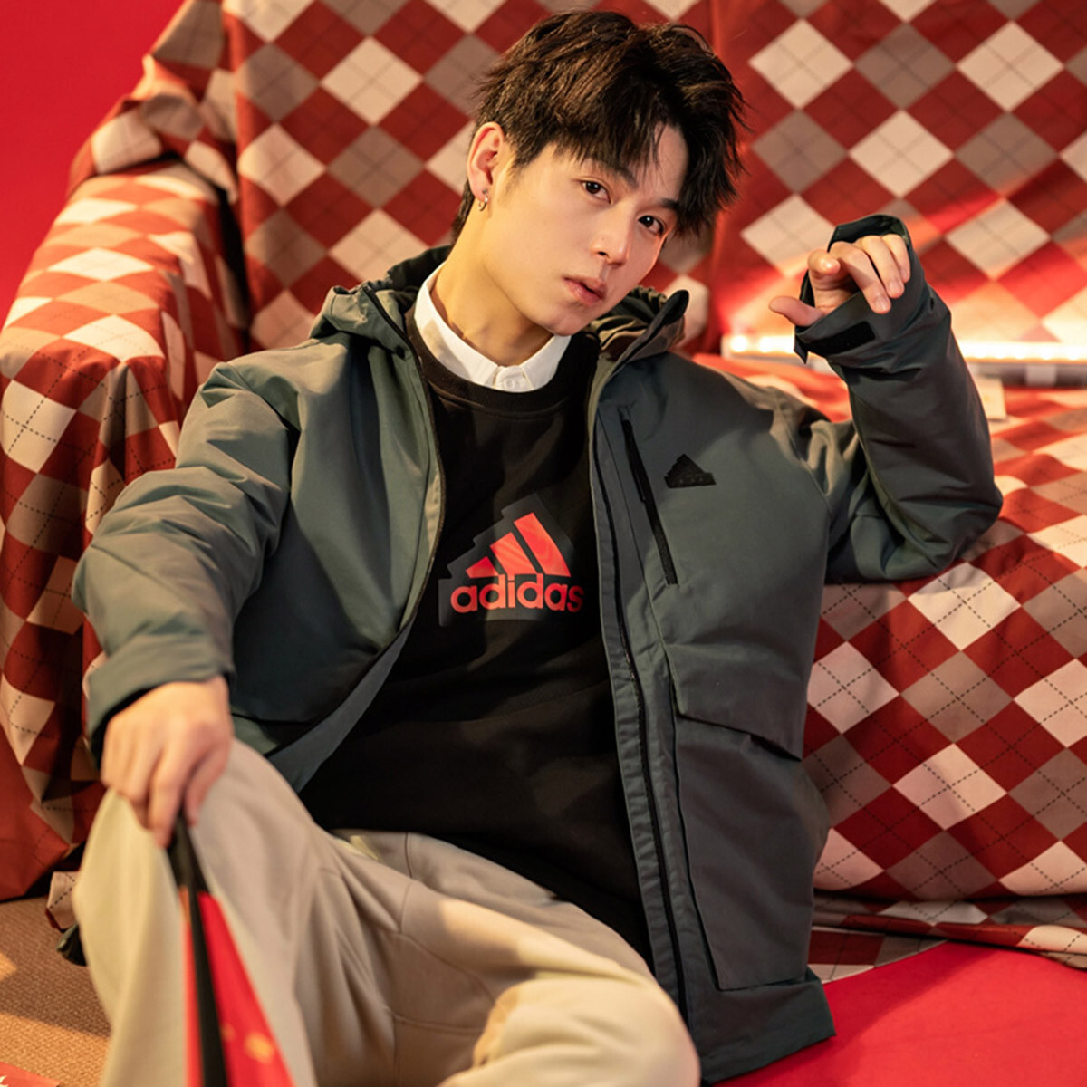 Куртка унисекс Ivy Coat+подарочный пакет Adidas, цвет Ivy Coat+Gift Bag — фото 4