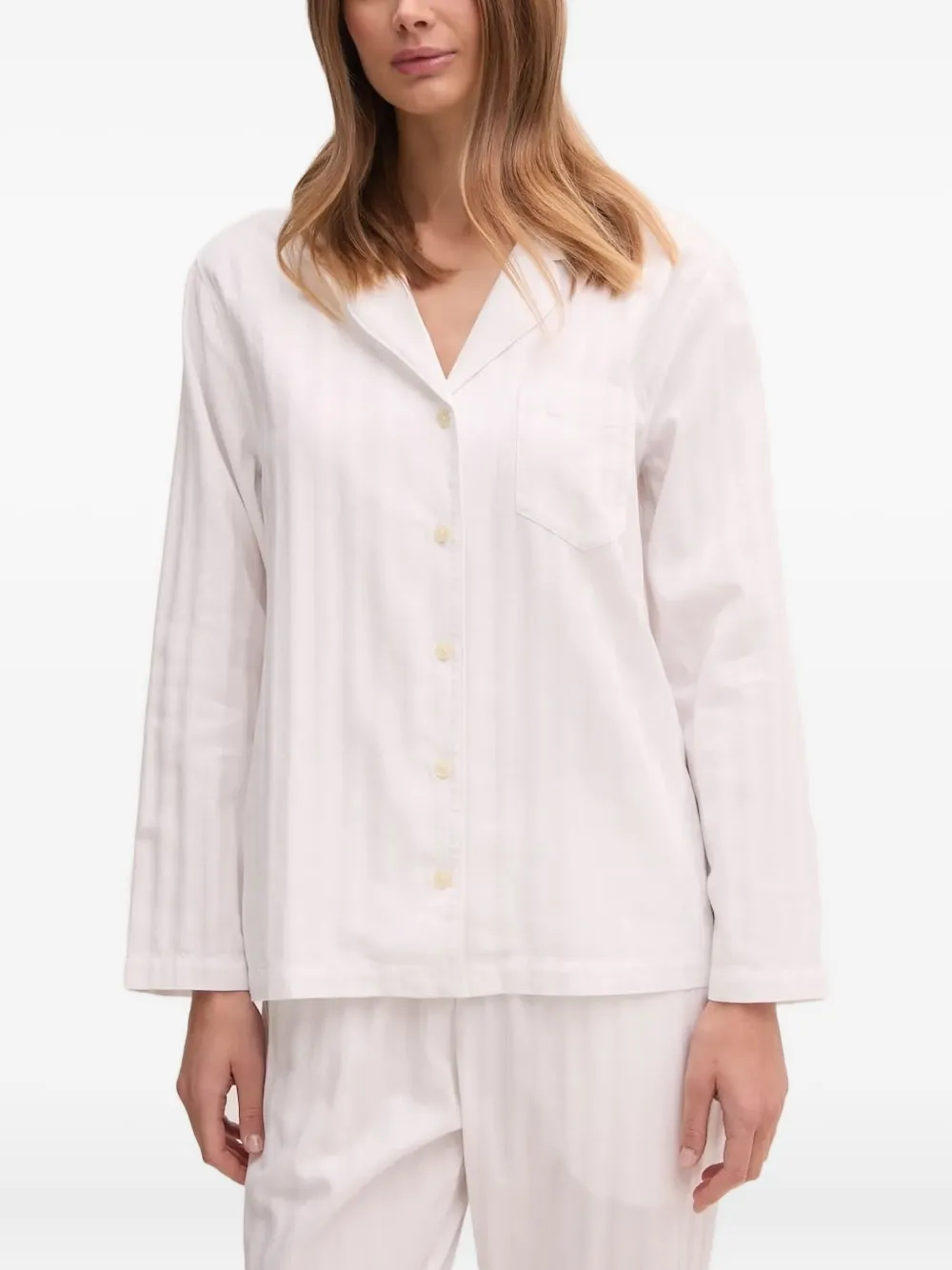 

Полосатый пижамный комплект Gant, розовый