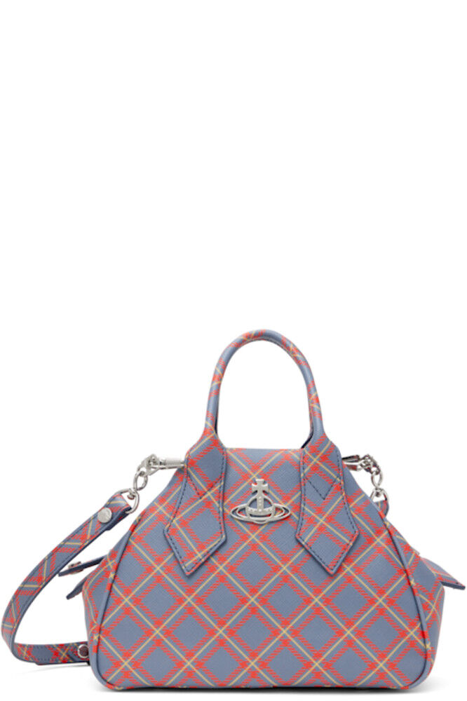 

Маленькая сумка Yasmine синего и оранжевого цвета Vivienne Westwood