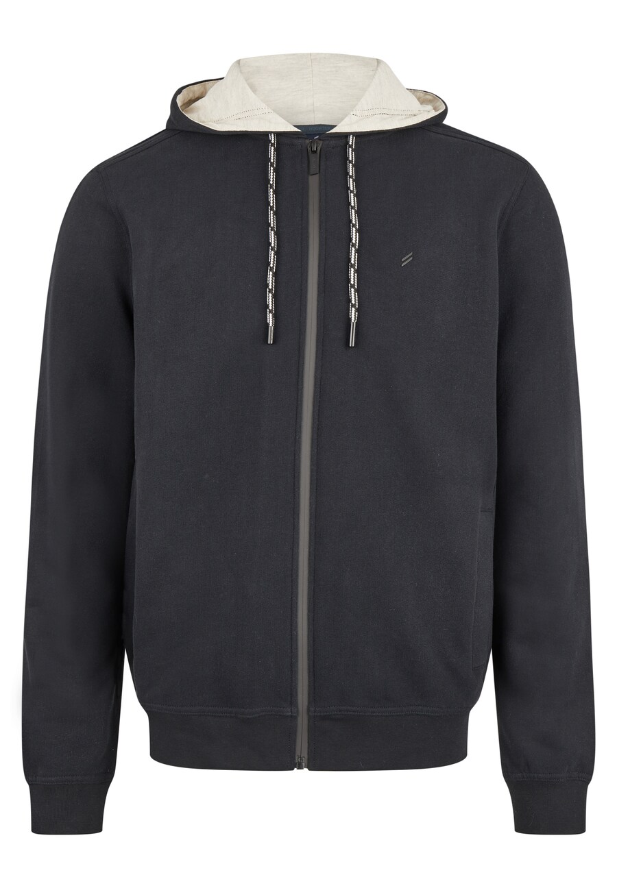 

Толстовка с капюшоном на молнии HECHTER PARIS Zip-Up Hoodie, черный