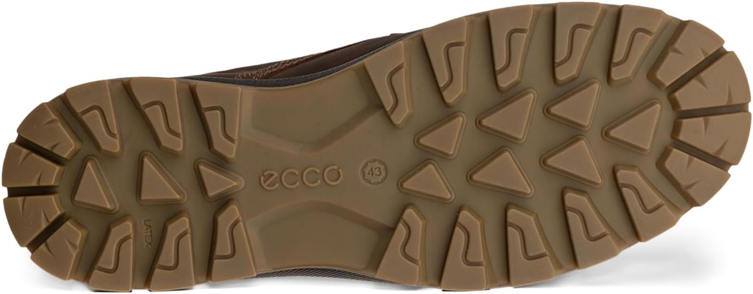 Мужские водонепроницаемые низкие ботинки ECCO Rugged Track с гладким носком, Camel — фото 4