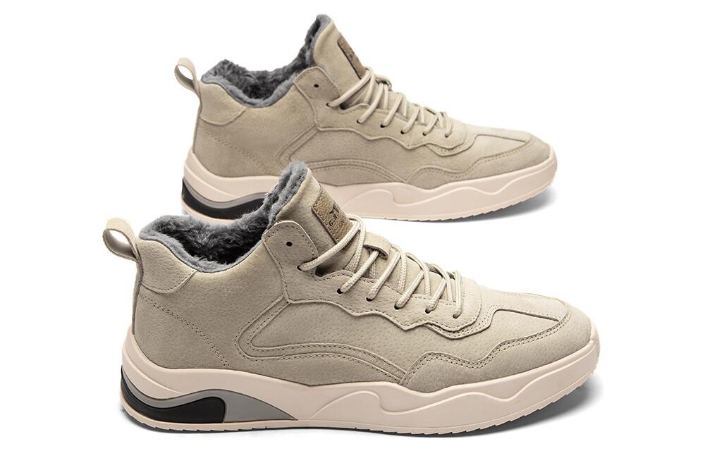 Кроссовки мужские Lifestyle Shoes Men High-Top G.N.Shijia, цвет Sand — фото 4