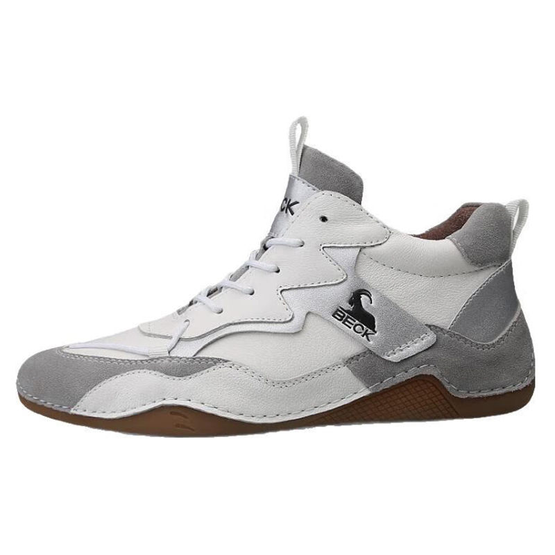 

Повседневные кроссовки мужские Mid Top Ecru, Green BECK
