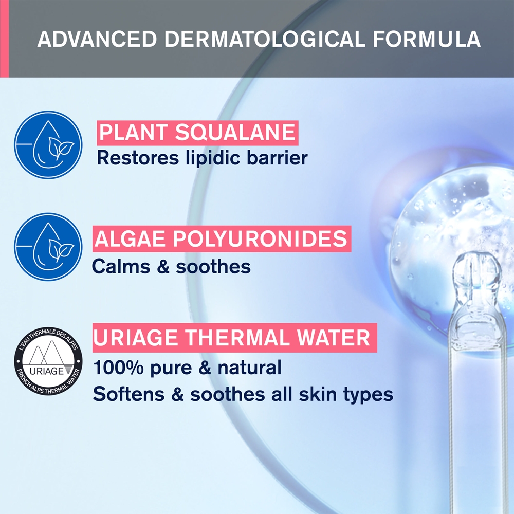 Крем для лица SPF URIAGE Toléderm control успокаивающий уход для чувствительной кожи, не переносящей — фото 4