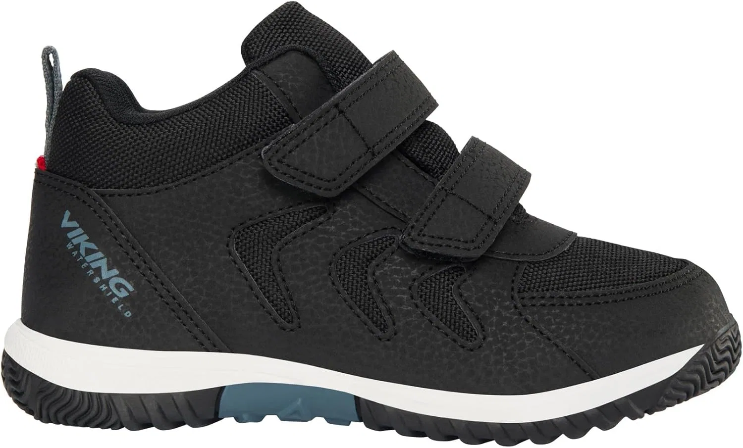 Детские унисекс прогулочные туфли Viking Brisk Mid Wp 2V, Black Charcoal