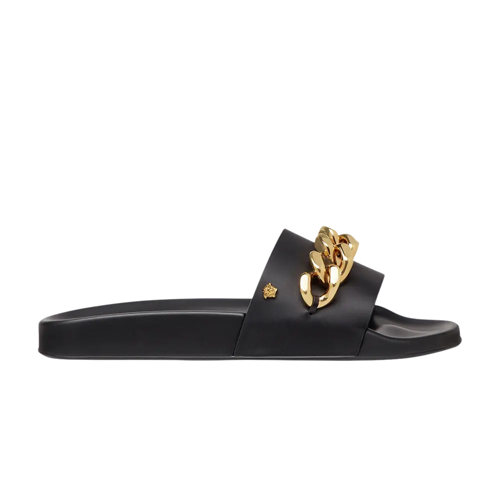 Шлепанцы Versace Pool Slide, черный