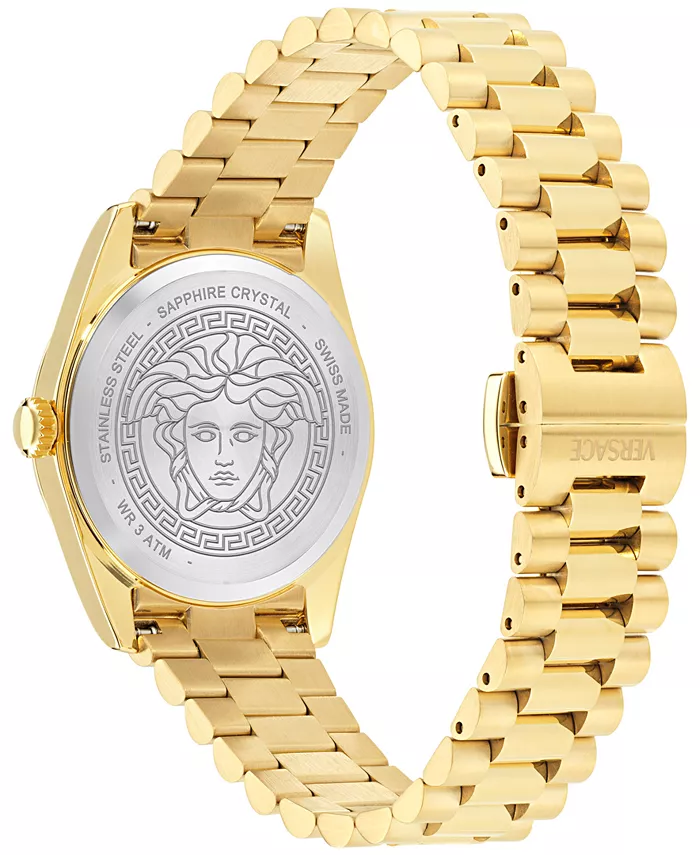 Женские наручные часы Swiss Millenyium с позолотой ионным покрытием, 32 мм Versace — фото 3