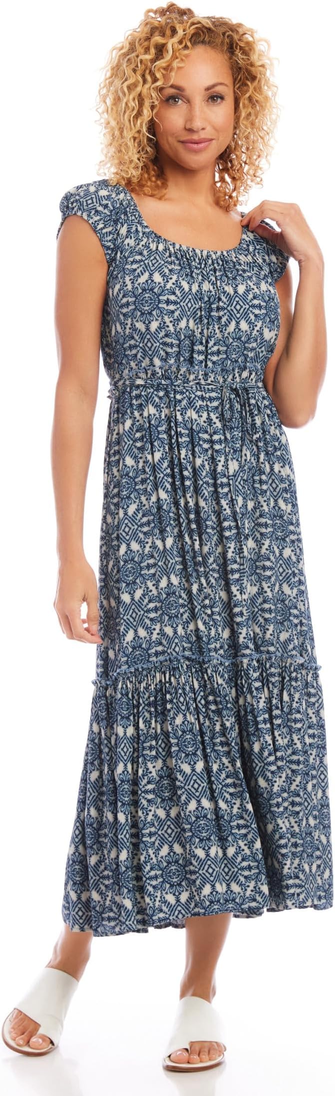

Платье Karen Kane Tiered Midi Dress, цвет Print