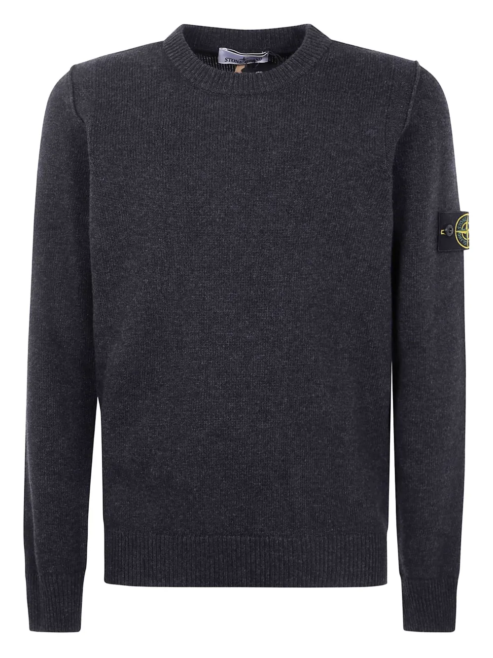 

Джемпер с нашивкой-логотипом Stone Island, серый