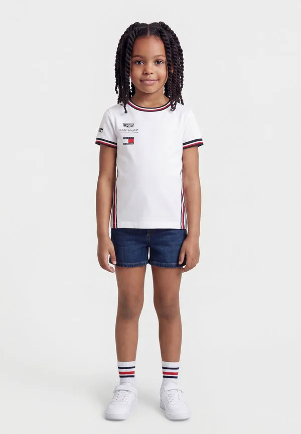Футболка с принтом команды cadillac formula 1. Tommy Hilfiger, White