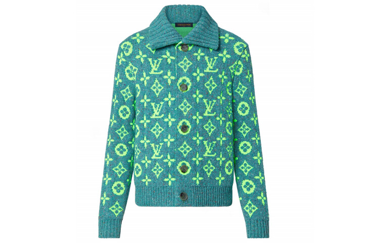 

Новые квартальные продукты LV Sweater Men Louis Vuitton, зеленый