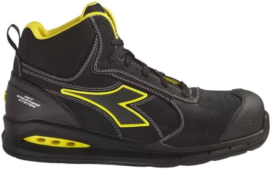 Кроссовки унисекс Run Net Airbox Master Mid S3 SRC ESD UTILITY DIADORA, Black