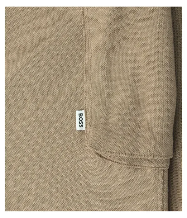 Спортивные штаны regular fit Boss Kidswear, коричневый — фото 4