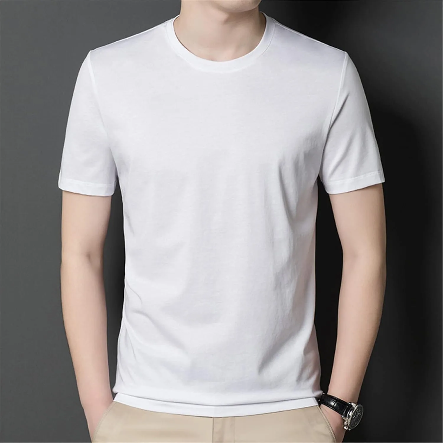 Мужская футболка Crewneck Daily Comfy Tee для активного отдыха — фото 2