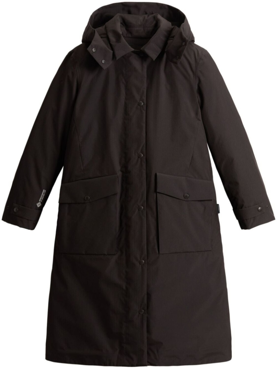 

Woolrich кейп оверсайз, черный