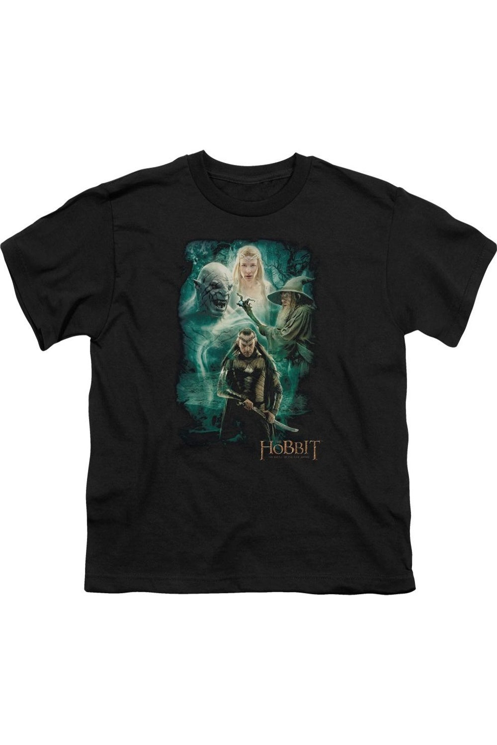 

Футболка с коротким рукавом Hobbit Elronds Crew для детей Gildan, черный