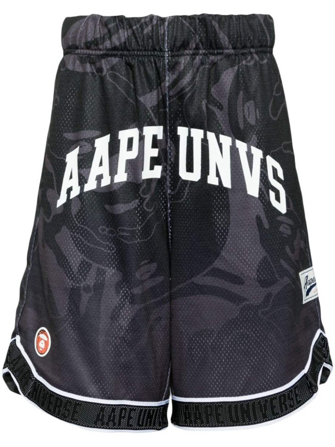 

Спортивные шорты с логотипом AAPE BY *A BATHING APE, черный