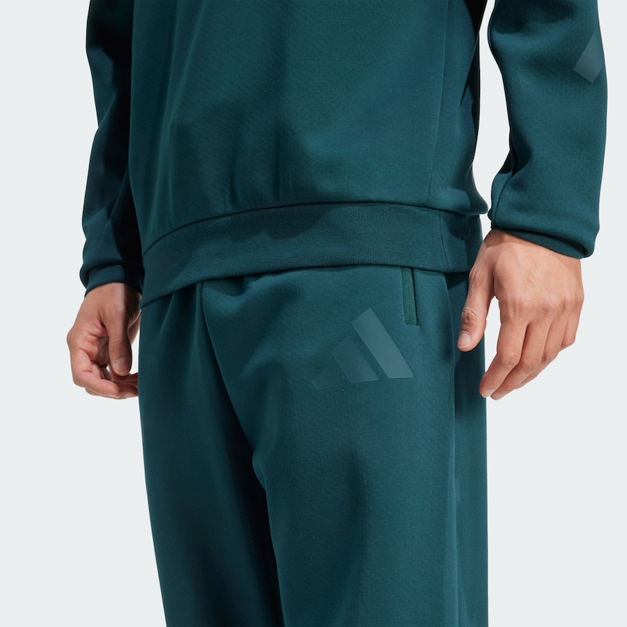 Свободные спортивные брюки ADIDAS SPORTSWEAR Z.N.E., темно-зеленый — фото 4