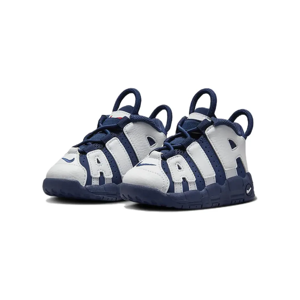 Nike Кроссовки Air More Uptempo для малышей, бело-голубые — фото 4