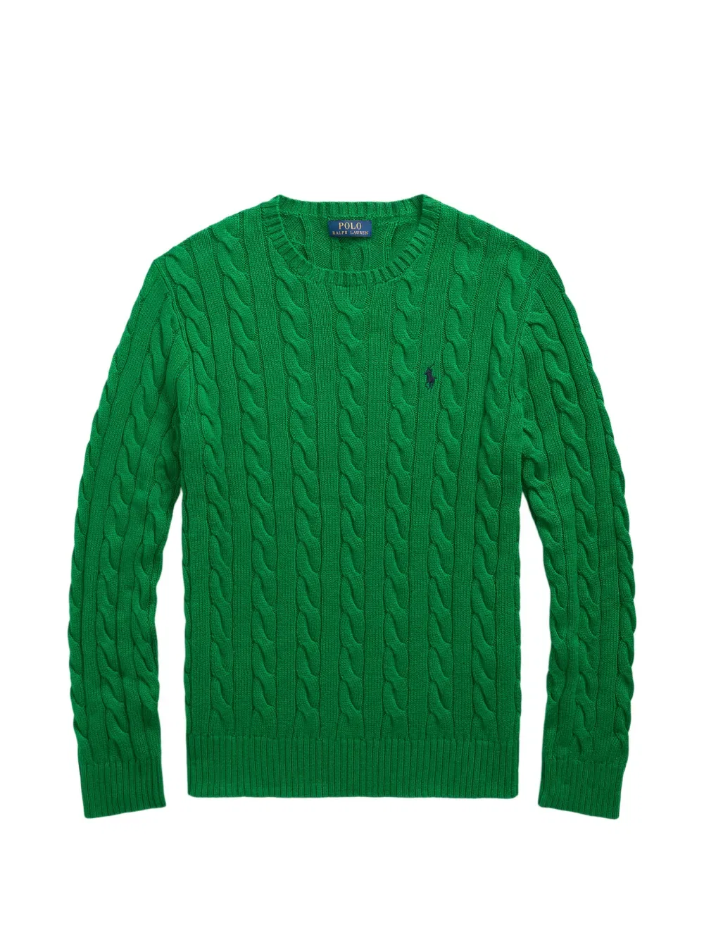 Свитер крупной вязки Polo Ralph Lauren, зеленый