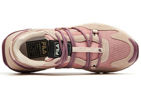 Кроссовки corsa low chunky sneakers gs pink Fila, розовый — фото 3