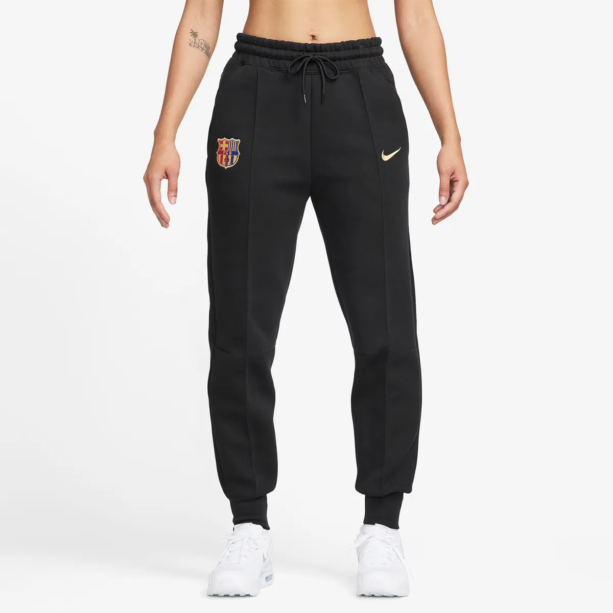 

ФК Барселона Женские Брюки 2024-2025 Tech Fleece Nike, чёрный