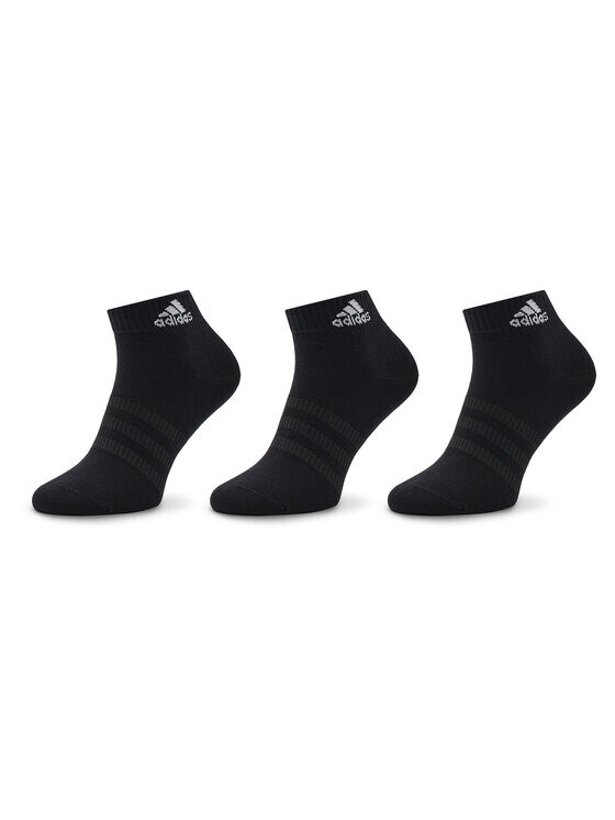 

Комплект из 3 пар коротких носков Adidas, черный