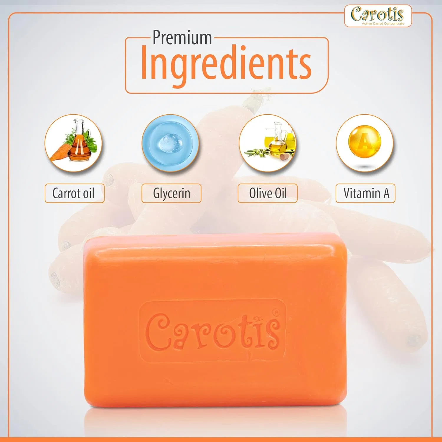 Косметическое мыло «Carotis Beauty Soap» 198.8 г от Carotis Carotïs — фото 2