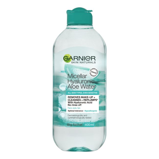 

Skin naturals гиалуроновая вода алоэ мицеллярная вода Garnier, 400 мл