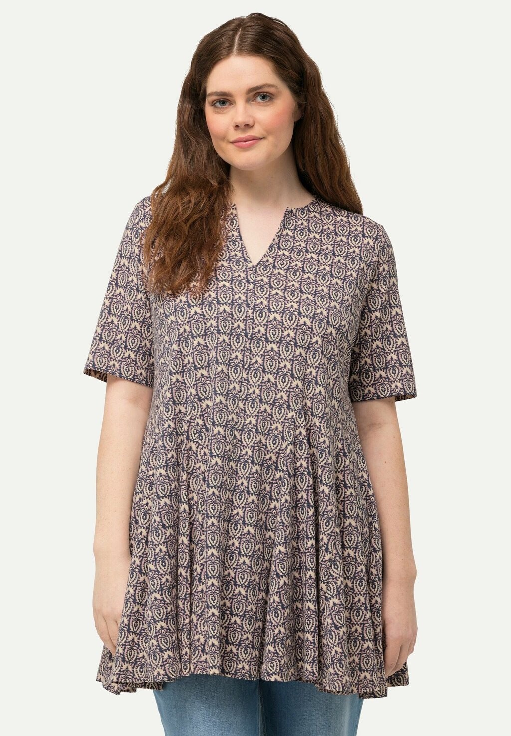 

Туника ALLOVER PRINT Ulla Popken, розовый